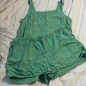 a new day Green Tank Top and Shorts Set